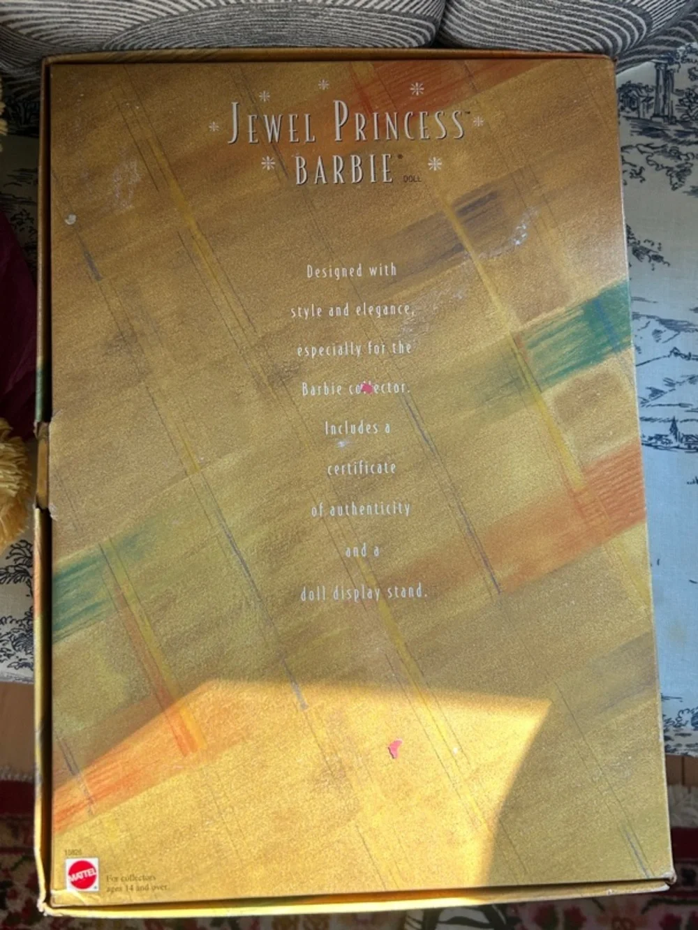 Barbie Jewel Princess Certificate - Gold, Red, White - Picture 5 of 7